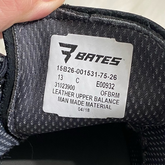 Bates Lites Mens Leather Durashocks 